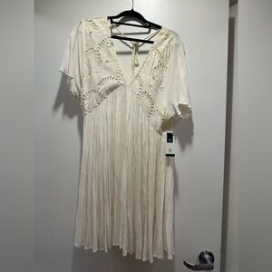 Rip Curl Cream bathing suit cover up